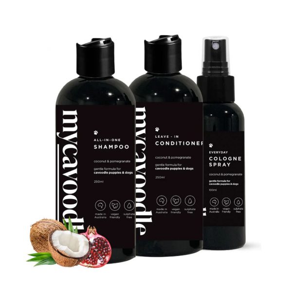 Cavoodle Shampoo Conditioner Cologne-cavoodles dog grooming bundle