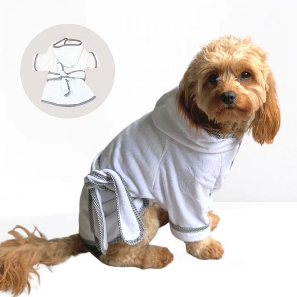 Luxury Dog Bath Robe Towel