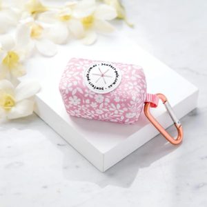 PRECIOUS PETAL - DUSTY PINK DEJA POO WASTE BAG HOLDER