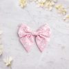 PRECIOUS PETAL - DUSTY PINK SAILOR BOW TIE